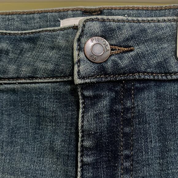 Pistola Denim Jeans Distressed Womens 32 Skinny Leg Stretch Eco Friendly - Picture 2 of 4
